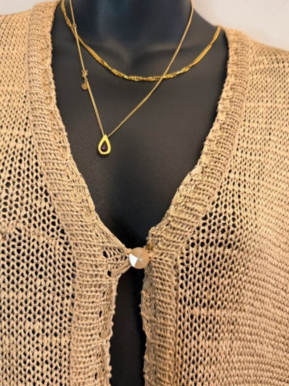 Open Knit Beach Cover-Up - Picture 2 of 5